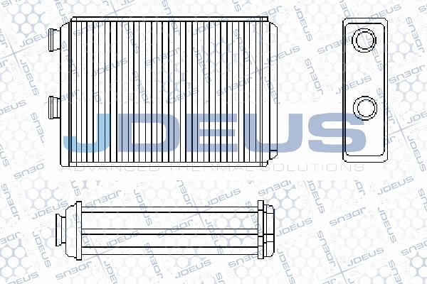 Jdeus RA2110710 - Scambiatore calore, Riscaldamento abitacolo autozon.pro