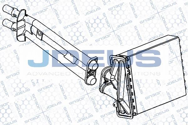 Jdeus RA2111030 - Scambiatore calore, Riscaldamento abitacolo autozon.pro