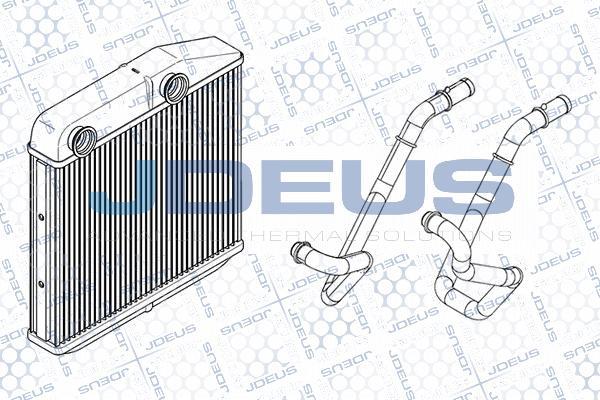 Jdeus RA2111150 - Scambiatore calore, Riscaldamento abitacolo autozon.pro