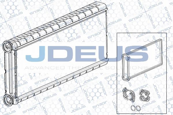 Jdeus RA2210590 - Scambiatore calore, Riscaldamento abitacolo autozon.pro