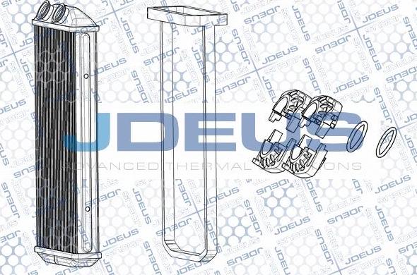 Jdeus RA2210350 - Scambiatore calore, Riscaldamento abitacolo autozon.pro