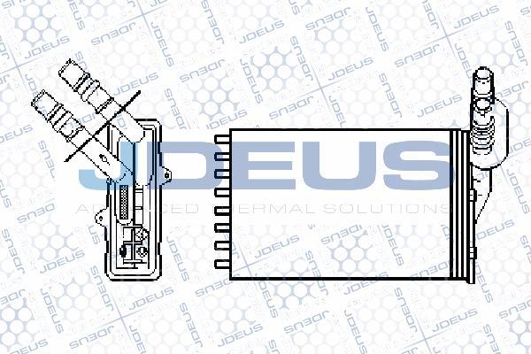 Jdeus RA2230520 - Scambiatore calore, Riscaldamento abitacolo autozon.pro