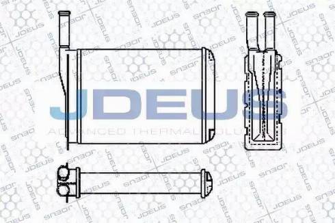 Jdeus RA2230050 - Scambiatore calore, Riscaldamento abitacolo autozon.pro