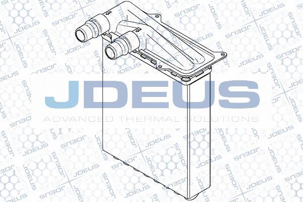 Jdeus RA2230790 - Scambiatore calore, Riscaldamento abitacolo autozon.pro