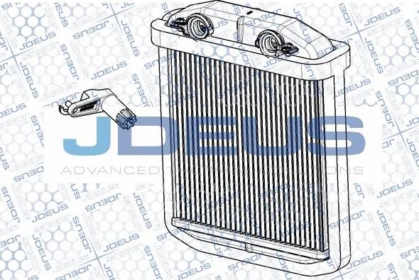 Jdeus RA2231100 - Scambiatore calore, Riscaldamento abitacolo autozon.pro