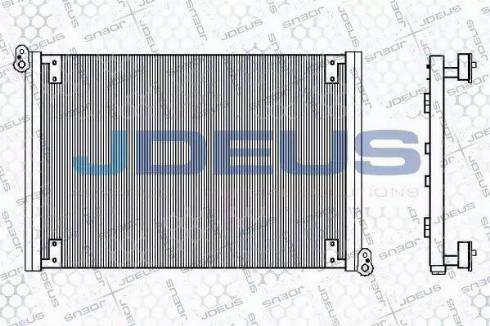 Jdeus RA7110631 - Condensatore, Climatizzatore autozon.pro