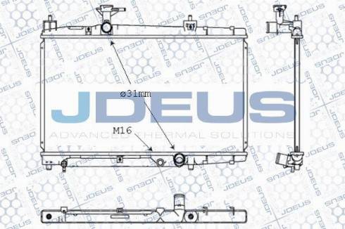 Jdeus TH0210006 - Termostato, Refrigerante autozon.pro