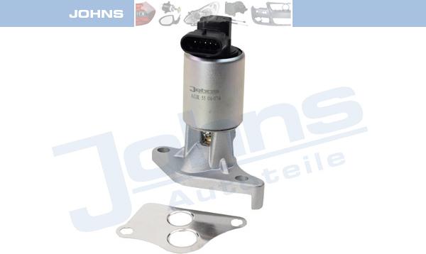 Johns AGR 55 08-076 - Valvola ricircolo gas scarico-EGR autozon.pro