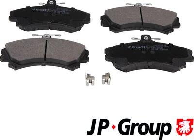 JP Group 4963604210 - Kit pastiglie freno, Freno a disco autozon.pro