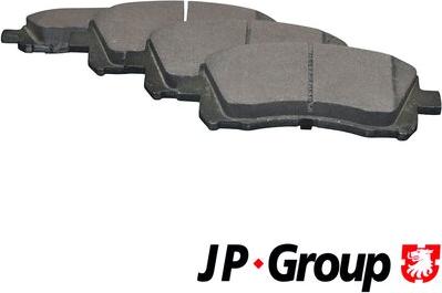 JP Group 4663600410 - Kit pastiglie freno, Freno a disco autozon.pro