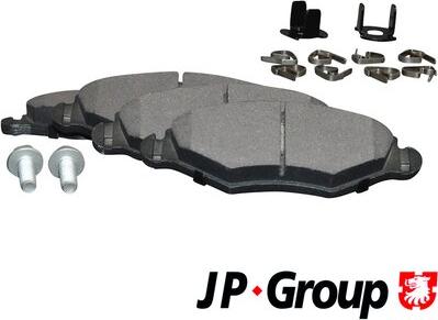 JP Group 4163600910 - Kit pastiglie freno, Freno a disco autozon.pro