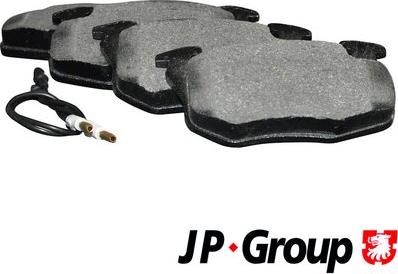 JP Group 4163602810 - Kit pastiglie freno, Freno a disco autozon.pro