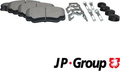 JP Group 4163700610 - Kit pastiglie freno, Freno a disco autozon.pro