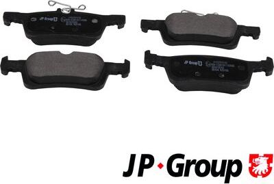 JP Group 4163701510 - Kit pastiglie freno, Freno a disco autozon.pro