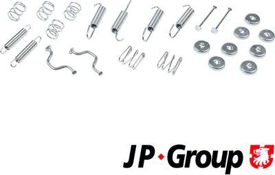 JP Group 4863952510 - Kit accessori, Ganasce freno stazionamento autozon.pro