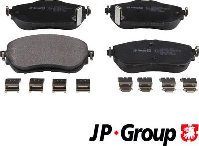 JP Group 4863607810 - Kit pastiglie freno, Freno a disco autozon.pro