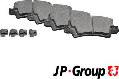 JP Group 4863701310 - Kit pastiglie freno, Freno a disco autozon.pro