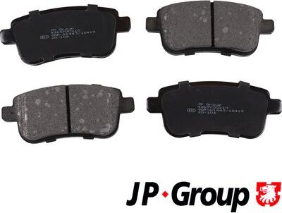 JP Group 4363700210 - Kit pastiglie freno, Freno a disco autozon.pro