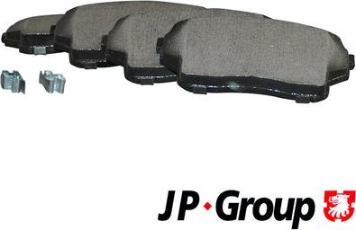 JP Group 4763600910 - Kit pastiglie freno, Freno a disco autozon.pro