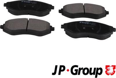 JP Group 6363603210 - Kit pastiglie freno, Freno a disco autozon.pro