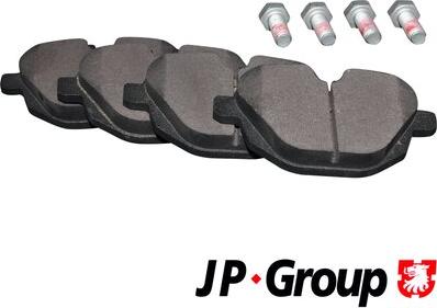 JP Group 1463701610 - Kit pastiglie freno, Freno a disco autozon.pro