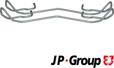 JP Group 1563650110 - Kit accessori, Pastiglia freno autozon.pro