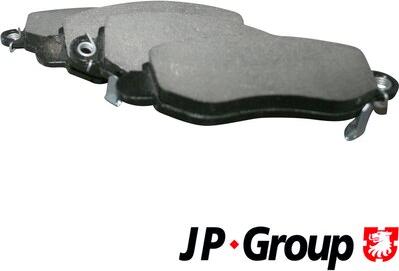 JP Group 1563600610 - Kit pastiglie freno, Freno a disco autozon.pro