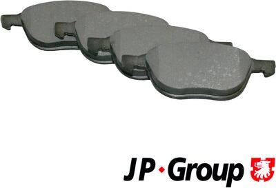 JP Group 1563600110 - Kit pastiglie freno, Freno a disco autozon.pro