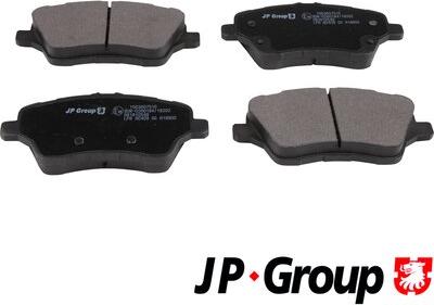 JP Group 1563607510 - Kit pastiglie freno, Freno a disco autozon.pro