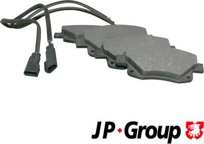 JP Group 1563700110 - Kit pastiglie freno, Freno a disco autozon.pro