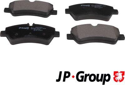 JP Group 1563701810 - Kit pastiglie freno, Freno a disco autozon.pro