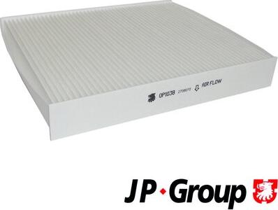 JP Group 1528100500 - Filtro, Aria abitacolo autozon.pro