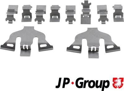 JP Group 1164004910 - Kit accessori, Pastiglia freno autozon.pro