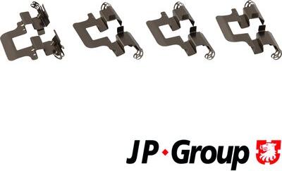 JP Group 1164004010 - Kit accessori, Pastiglia freno autozon.pro