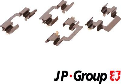 JP Group 1163650710 - Kit accessori, Pastiglia freno autozon.pro