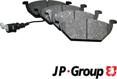 JP Group 1163601010 - Kit pastiglie freno, Freno a disco autozon.pro