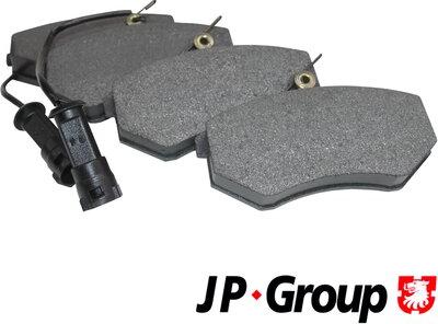 JP Group 1163602310 - Kit pastiglie freno, Freno a disco autozon.pro