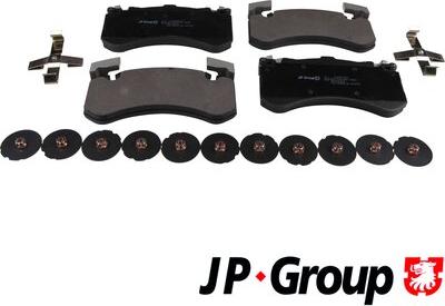 JP Group 1163613410 - Kit pastiglie freno, Freno a disco autozon.pro