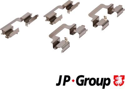 JP Group 1163750110 - Kit accessori, Pastiglia freno autozon.pro