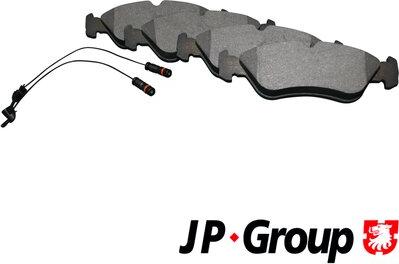 JP Group 1163705510 - Kit pastiglie freno, Freno a disco autozon.pro