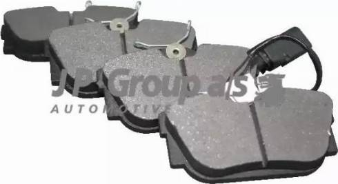 JP Group 1163706010 - Kit pastiglie freno, Freno a disco autozon.pro