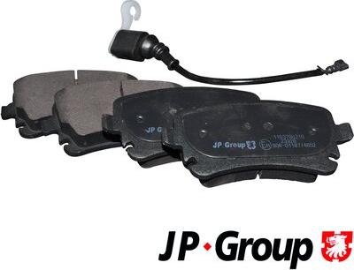 JP Group 1163706210 - Kit pastiglie freno, Freno a disco autozon.pro