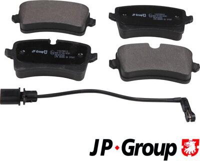 JP Group 1163708510 - Kit pastiglie freno, Freno a disco autozon.pro