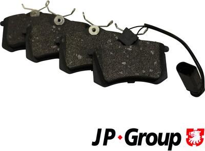 JP Group 1163707410 - Kit pastiglie freno, Freno a disco autozon.pro