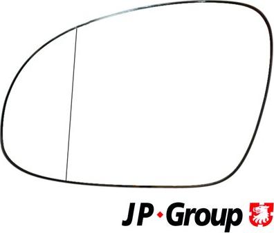 JP Group 1189304570 - Vetro specchio, Specchio esterno autozon.pro