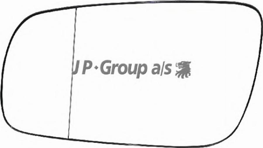 JP Group 1189300870 - Vetro specchio, Specchio esterno autozon.pro