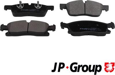 JP Group 1363606910 - Kit pastiglie freno, Freno a disco autozon.pro