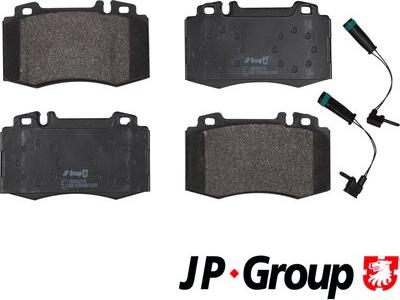 JP Group 1363602410 - Kit pastiglie freno, Freno a disco autozon.pro