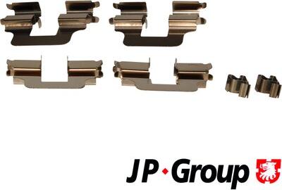 JP Group 1263650710 - Kit accessori, Pastiglia freno autozon.pro