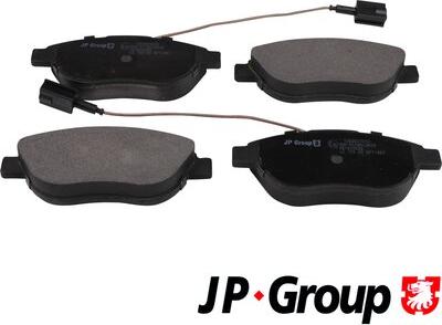 JP Group 1263607610 - Kit pastiglie freno, Freno a disco autozon.pro